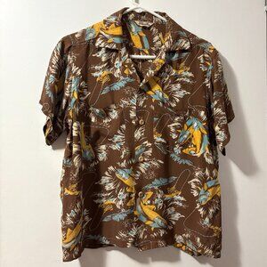 Vintage Men's Summer Beach Shirt